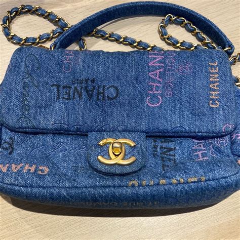 chanel colored bag|Chanel denim flap bag 2021.